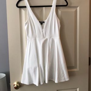 White mini dress from express